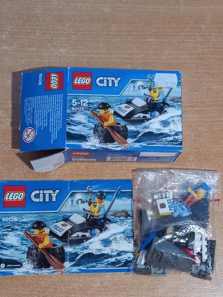 Lego city 60126 policajný čln z roku 2016,