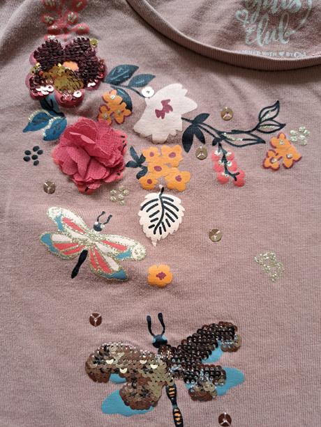 Tričko s dlhým rukávom, c&a,128