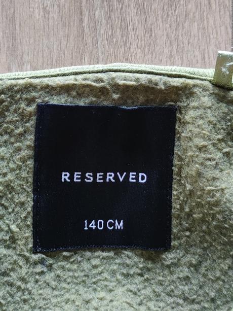 Teplá detská mikina zn. reserved, 8-9 r.,veľ.140,, reserved,140