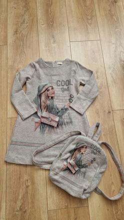 Šaty s rubsačikom veľ. 122 cm., 122