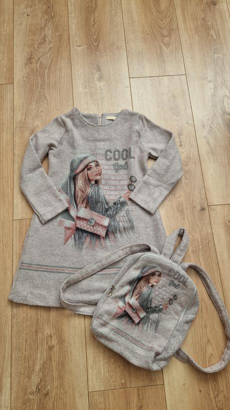 Šaty s rubsačikom veľ. 122 cm., 122