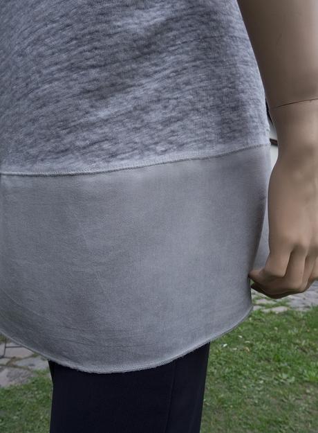 Dlhý ľanovo blúzkový top 40, 40