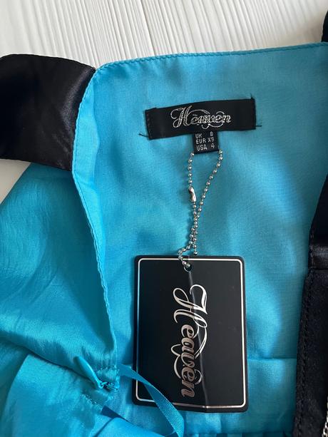 Tyrkysovomodre saty, xs