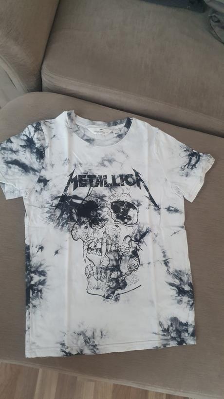 Tričko metallica, h&m,146