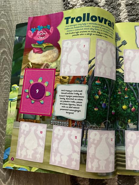 Dreamworks trolls sběratelské album, 