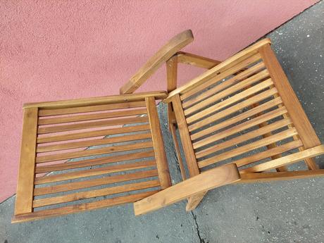 Polohovacie kreslo 2ks + podložky, 