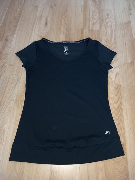 Čierne tričko na cvičenie f&f 36/s, f&f,s