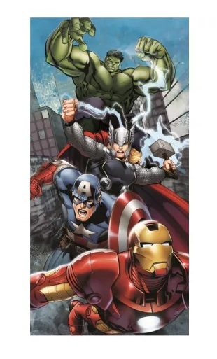 Detská osuška 70x140 avengers hrdinovia, 