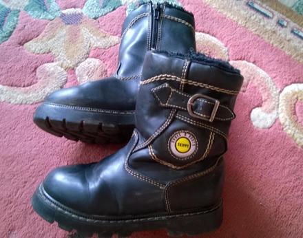 Kožené čižmy, vn.dlzka 20cm, 28