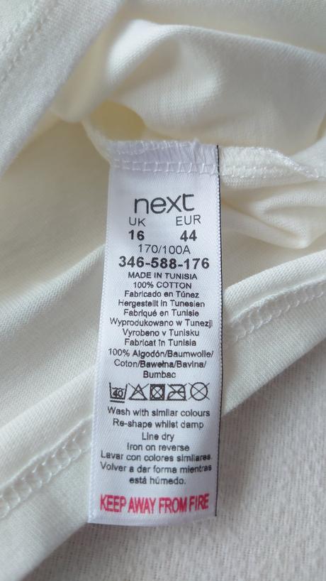 Next tehotenské tričko s nápisom budúci princ, next,44