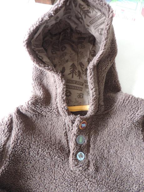 Bundička vo vzhľade kožúška, veľ. 110, marks & spencer,110