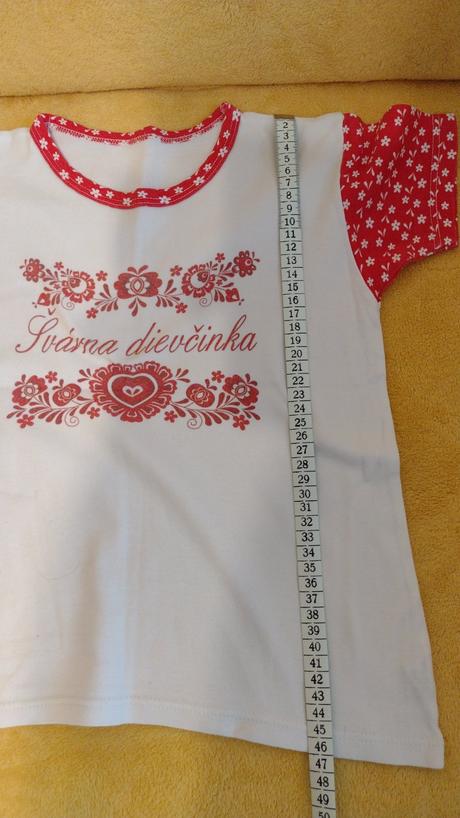 Tričko - švárna dievčinka, 128