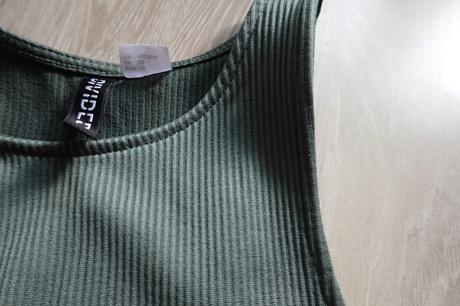 Rebrované šaty h&m divided, h&m,xs