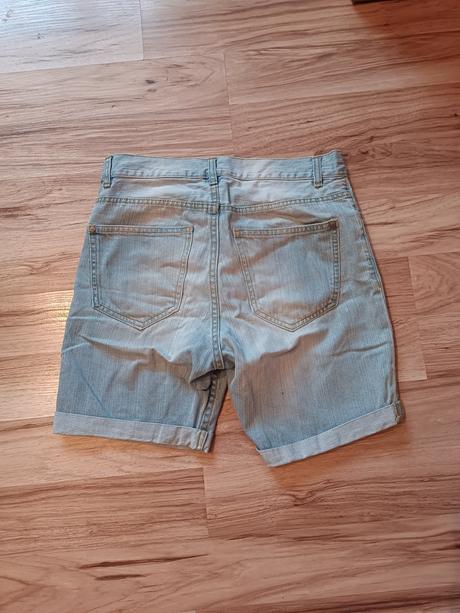 Svetlé rifľové kraťasy - regular, 28