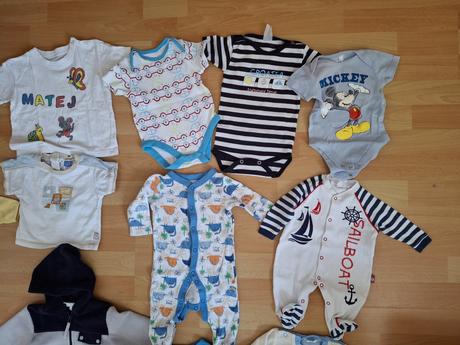 Veľký balík oblečenia chlapec, 50–62