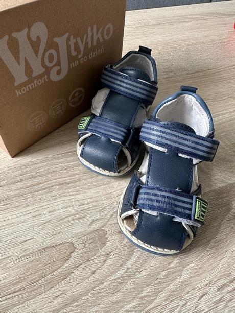 Sandále wojtylko, 2ks, tmavomodré, veľkosť 21, wojtylko,21