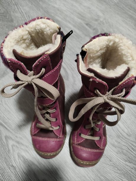 Szamos kožené teplé čižmy, 28