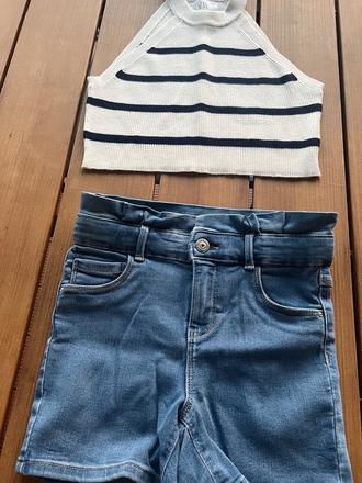 Only kraťasy s ozdobným pasom 152, only,152