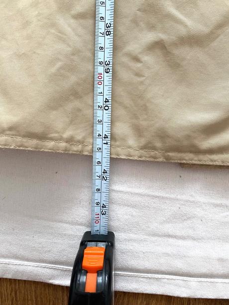 Klasický bavlnený béžový dlhý trenčkot, m