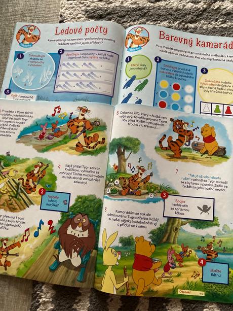 Medvídek pú, peppa pig, moje kamarátka conni, 