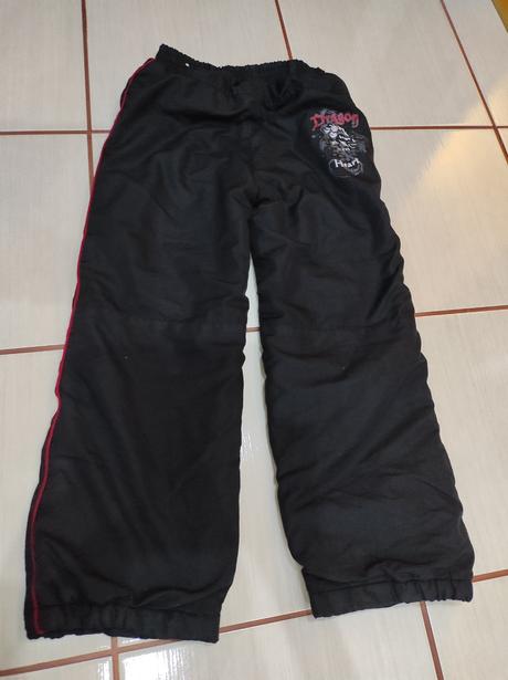 Zateplené nohavice, 128