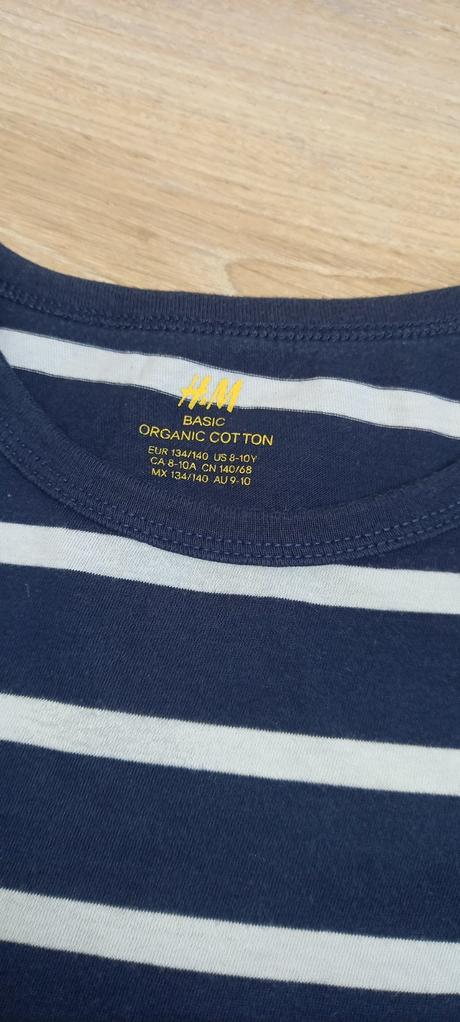 Polo tričko c&a + pásikavé h&m, c&a,134