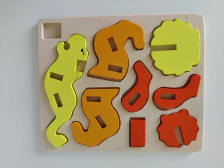 Drevené 3d puzzle a magnetická obliekacia hra,