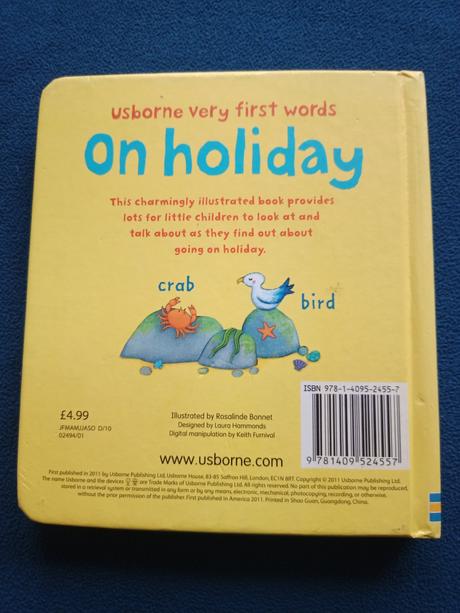 Usborne very first words on holiday,