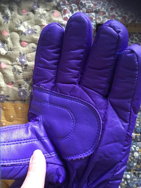 3x pánske rukavice, lyžiarske, pletené-kožušina, ajs,l