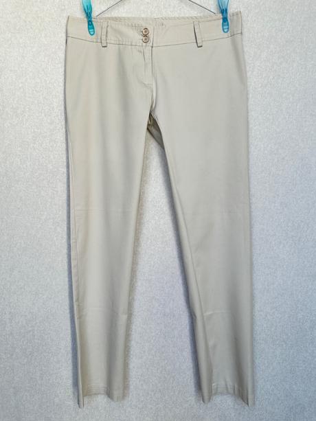 Bavlnené nohavice cropped - po členky, s