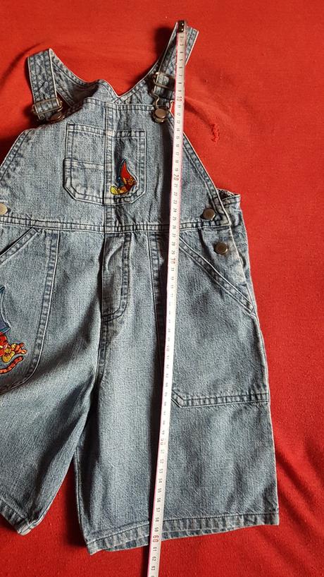 Rifľové šortky na traky, disney,98