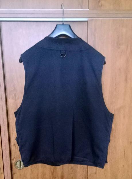 Plátená vesta s mnohými vreckami, forest,xxl