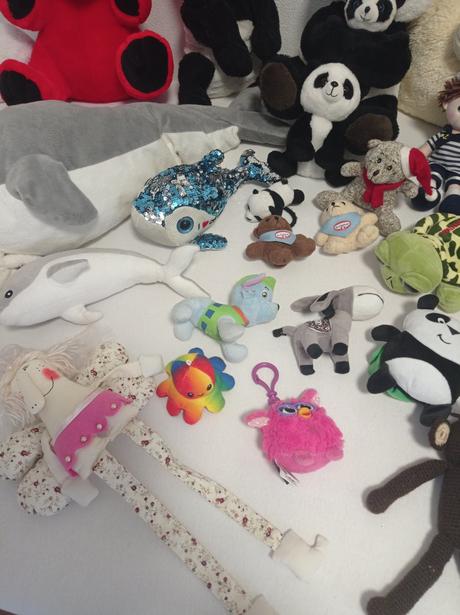 Mega set plyšových hračiek top stav, 