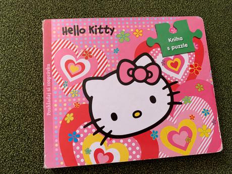Puzzle knižka hello kitty, 