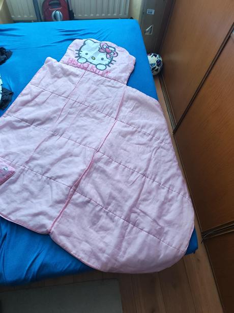Tenký spacák hello kitty, šírka (cm): 70,dĺžka (cm): 150