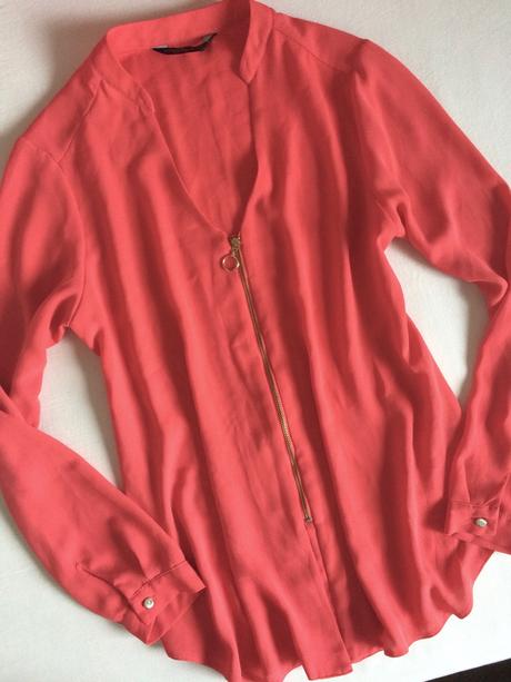 Dorothy perkins coral blúzka vel.36/s, dorothy perkins,36 / s
