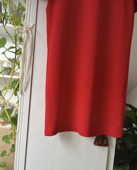 Červené šaty na vianoce, reserved,s