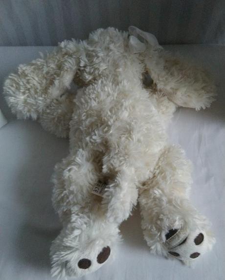 Plyšový psík tiffany off s mašľou, bukowski, 36 cm, 