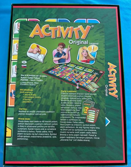Spoločenská hra activity originál legend,