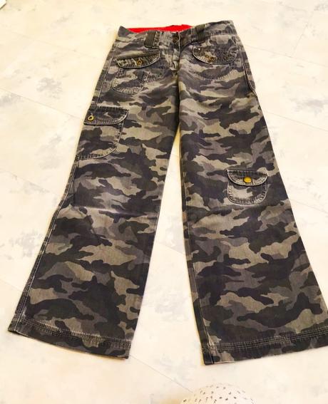 Rozšírené kvalitné maskáče 128/134, george,128