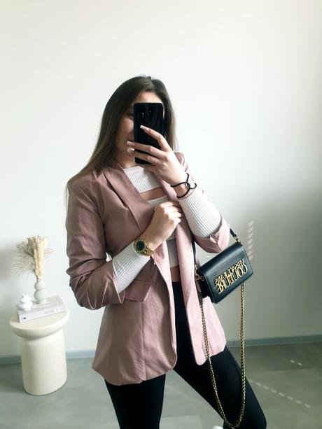 Koženkové sako s, s