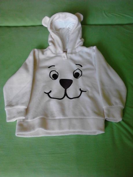 Flaušová mikina, bonprix,104