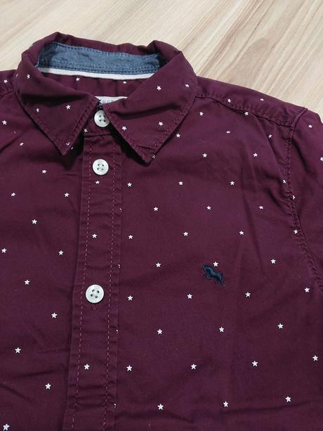 Košeľa s dlhým rukávom, h&m,122