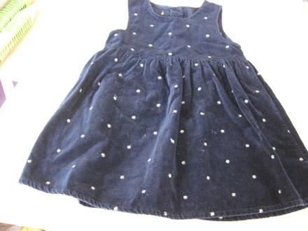 Dievčenské zamatové šatôčky s hviezdičkami, 92, george,92