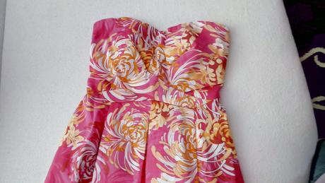 Šaty kvetové, orsay,38