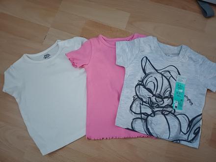 3 tričká v.62 / 1-3mesiace, f&f,62