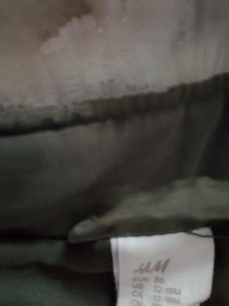 Kabátik, bundička pre dievčatká veľ. 86, h&m,86