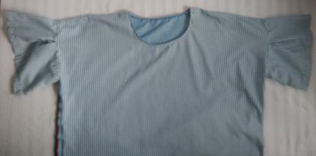 Dámsky modro biely pásikavý top, veľ. xxxl a viac, xxxl