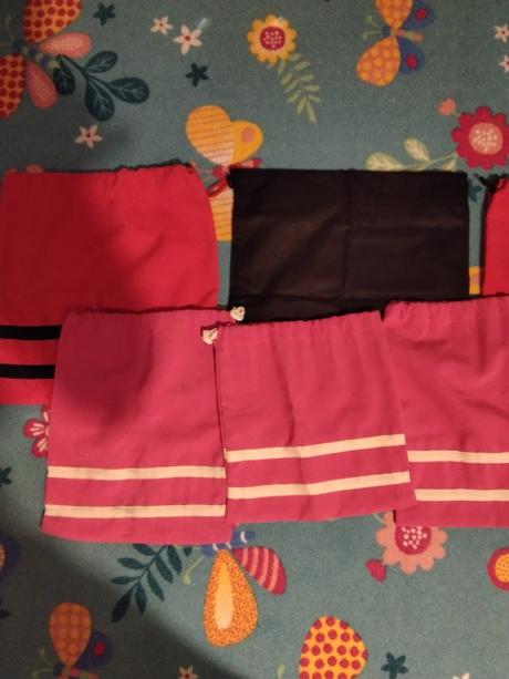 Vrecká na telesnú, papuče, výtvarnú, 