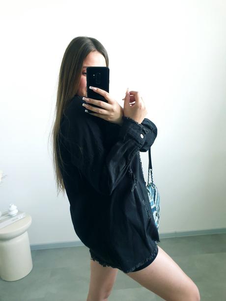 Rifľová bundička/košeľa l, l